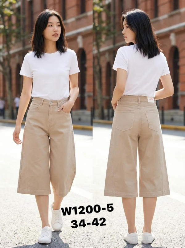 Rybaczki damskie jeansy Roz 34-42, 1 Kolor Paczka 10 szt